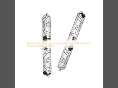 Witterungsbeständiger Struktur-Vorhangfassaden-Dichtstoff 590ml Neutral Weiß