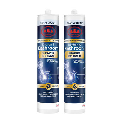 Ein guter Preis. Durchsichtige Kietchen- und Badezimmerwasserdichtungsdichtungsmittel Fsat Trocknungs- und Nassraum Online