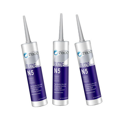 Schwarzes Glas Neutral Cure Silikondichtungsmittel mit niedrigem Modul Flammschutzmittel