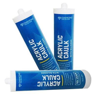 Schwere Bindung Schnelle Aushärtung Silikoniertes Acryldichtungsmittel Weiße Paste Dekoration