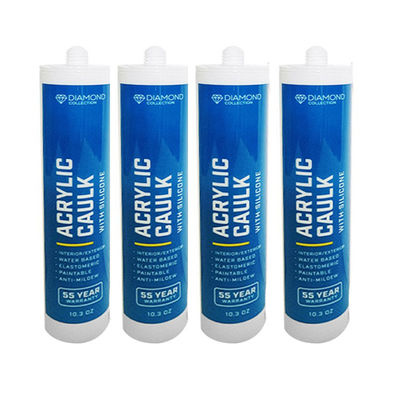 Silikoniertes Acryldichtungsmittel für Bauwesen Weiß 9009-54-5