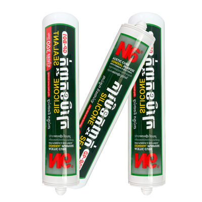 Klares weißes wasserdichtes Fensterglas Badezimmer Küche Säure Silikondichtmittel