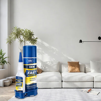 Ein guter Preis. Oem Fabrik Superkleber Cyanacrylatklebstoff 400ml und 100g Sprühaktivator Zweikomponenten-Sekundenkleber Online