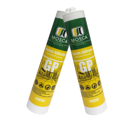 Waterproof 300ml White Acetic Silicone Sealant Bathroom Window Kitchen