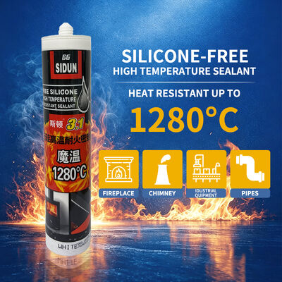 Ein guter Preis. Hochtemperatur-Klebstoffbereich Kapuze Edelstahlkanaldichtung 1280°C Flammschutz Feuerfestklebstoff Online